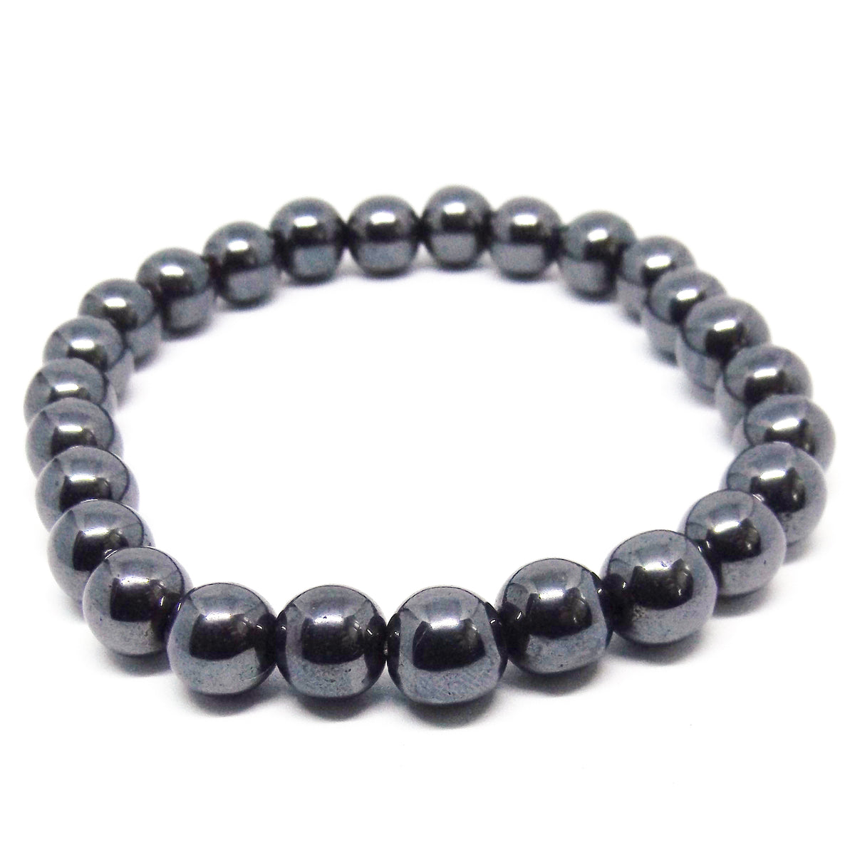 Silver Hematite Healing Bracelet for Grounding – Eluna Jewelry Designs