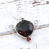 Eudialyte Gemstone Necklace in Sterling Silver - Eluna Jewelry