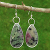 Handmade Ruby in Zoisite for Spiritual Growth - Eluna Jewelry