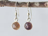 Dark Agate Sterling Silver Earrings